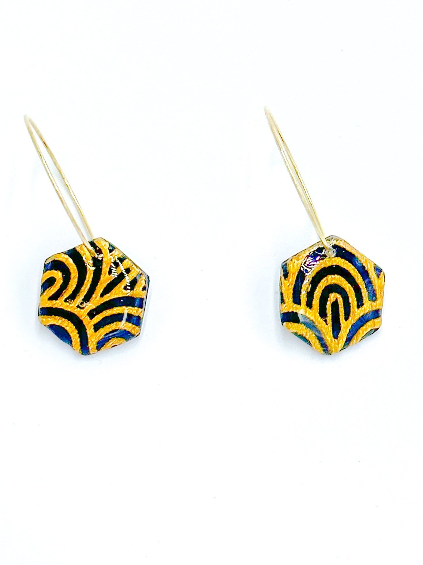 Gatsby Hoops - Navy/Gold